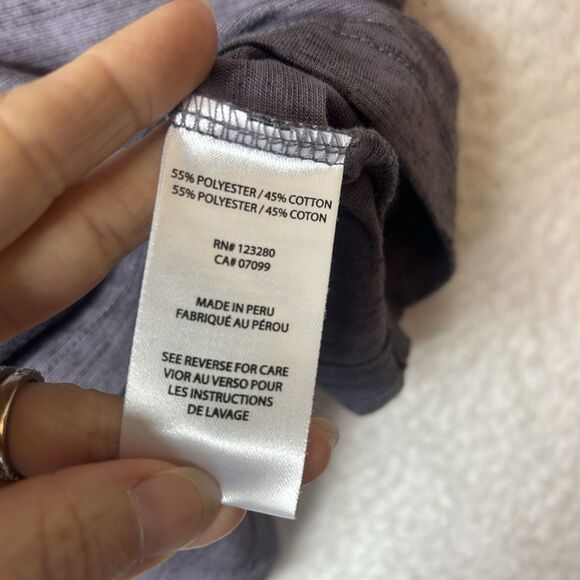 Travis Mathew Polo Heather Purple Short Sleeve Skate Casual Golf Stretch L - Picture 5 of 8